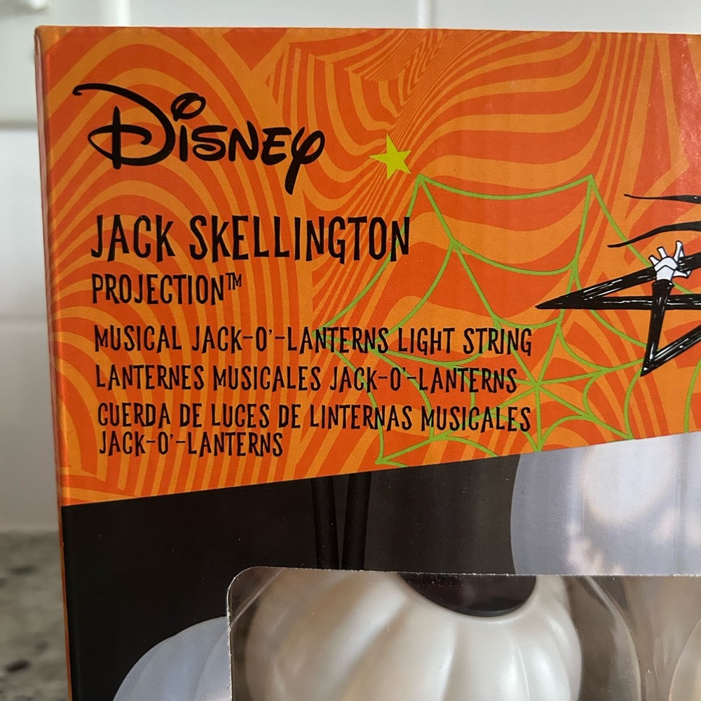 Disney Jack Skellington Projection Musical Jack-O-Lanterns Halloween Lights - Picture 3 of 7